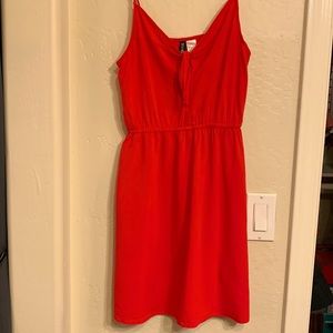 Red sun dress